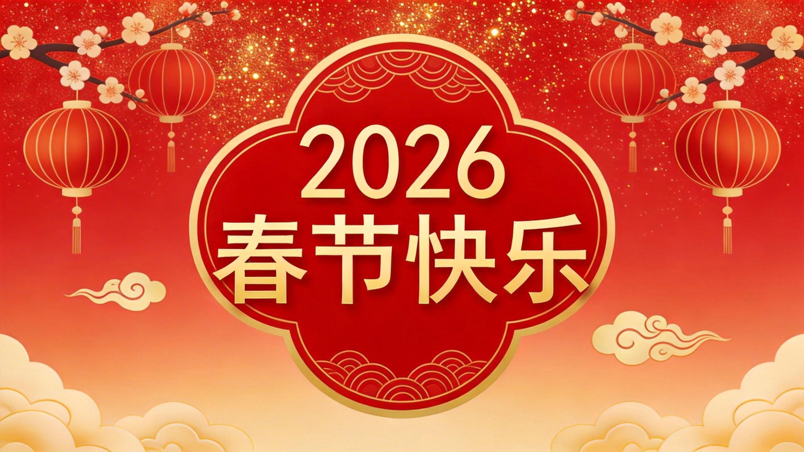 春节放假通知 Spring Festival Holiday Notice