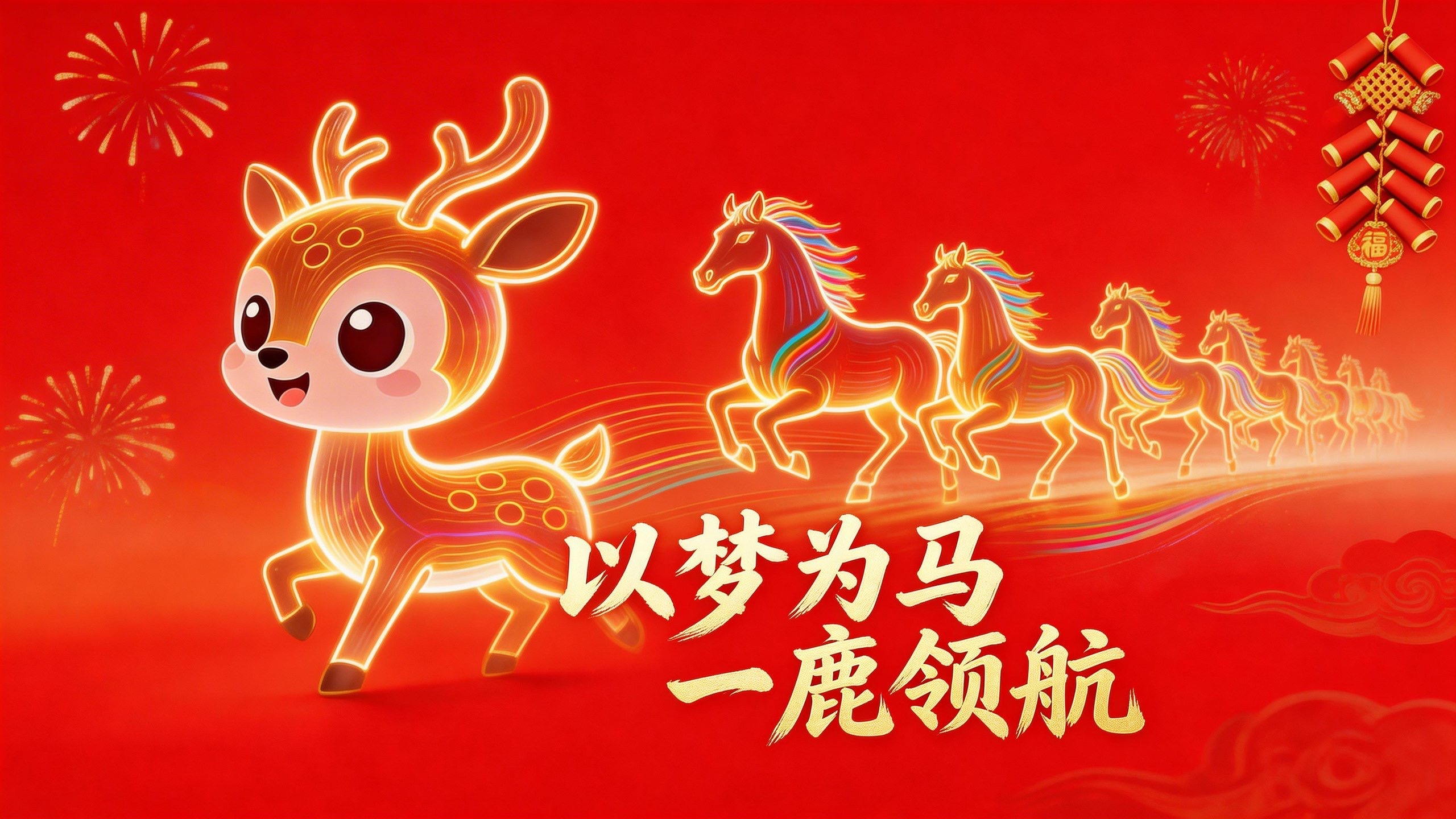 鹿鹿教育2026新春贺词：以梦为马，一鹿领航  Ride Your Dream, Lead with Lulu